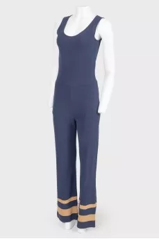 Jumpsuit blue sleeveless