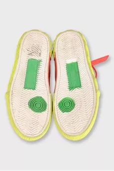Зеленые кеды Vulcanized