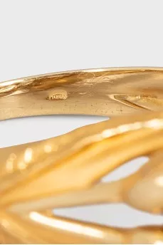 Garzas yellow gold ring
