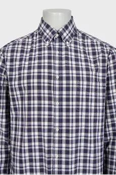 Чоловіча картата сорочка slim fit