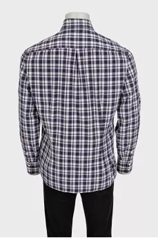 Чоловіча картата сорочка slim fit