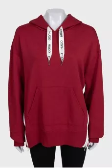 Red hoodie
