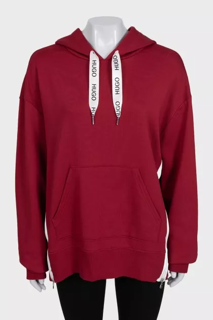 Red hoodie