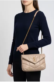 LouLou Quilted Leather Logo Bag