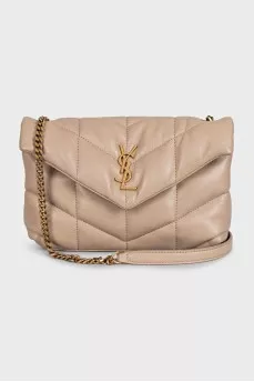 LouLou Quilted Leather Logo Bag