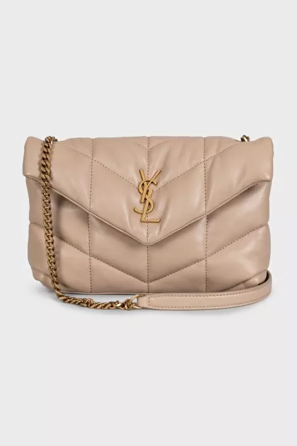 LouLou Quilted Leather Logo Bag