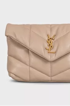 LouLou Quilted Leather Logo Bag