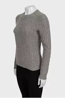 Gray cashmere jumper with tag