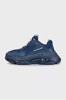 Men's blue Triple S sneakers