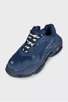 Men's blue Triple S sneakers