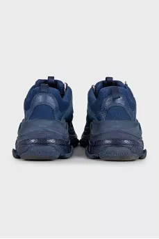 Men's blue Triple S sneakers
