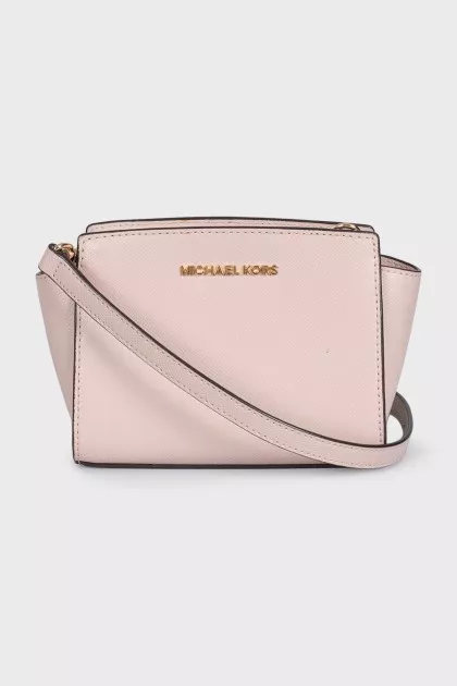 Pink leather Selma bag