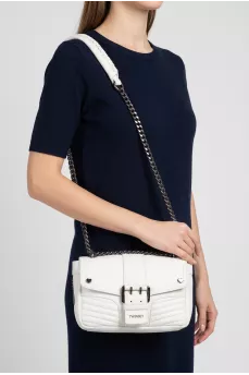 White leather Rebel bag