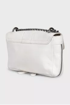 White leather Rebel bag