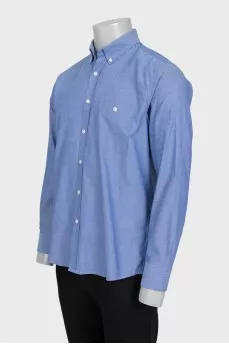 Чоловіча синя сорочка regular fit