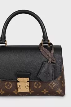 Brown canvas crossbody