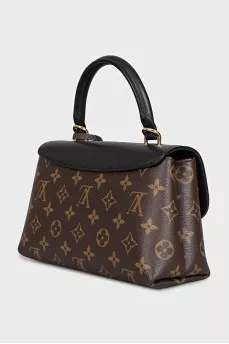 Brown canvas crossbody