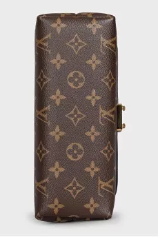 Brown canvas crossbody