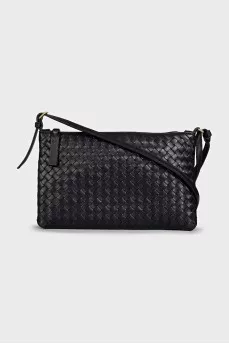 Black leather Piccolo bag