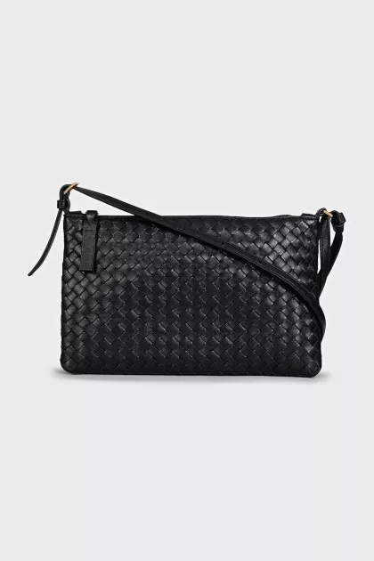 Black leather Piccolo bag