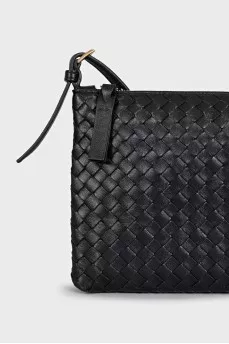 Black leather Piccolo bag