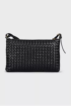 Black leather Piccolo bag