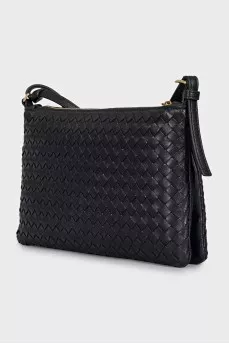 Black leather Piccolo bag