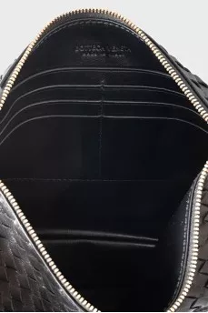 Black leather Piccolo bag