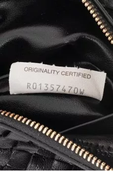 Black leather Piccolo bag