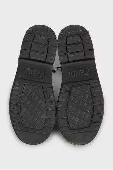 Чорні черевики Fendigraphy