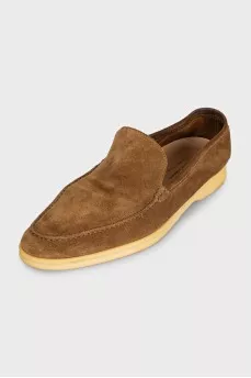 Чоловічі лофери Summer Walk коричневого кольору