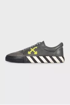 Чоловічі кеди зі шкіри Low Vulcanized