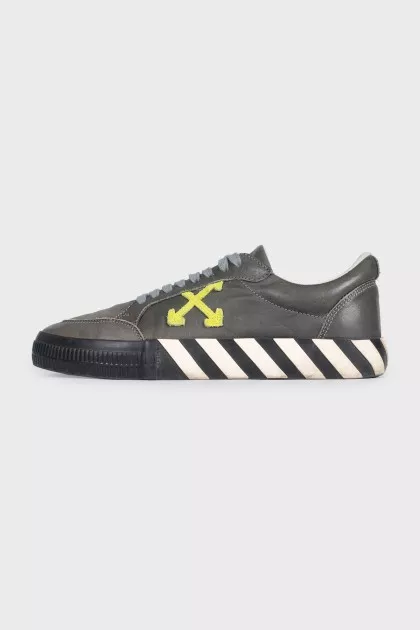 Чоловічі кеди зі шкіри Low Vulcanized