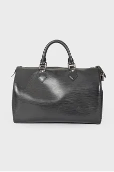 Сумка Black Epi Keepall Bandouliere 45