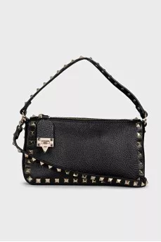 Черная сумка из кожи Rockstud