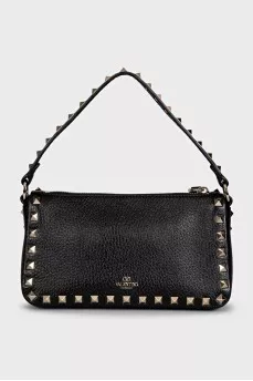 Черная сумка из кожи Rockstud