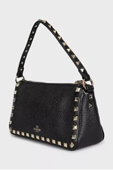 Черная сумка из кожи Rockstud