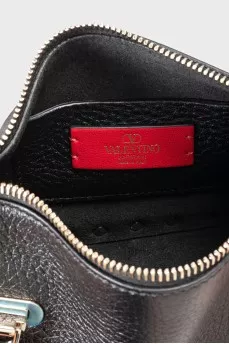 Черная сумка из кожи Rockstud