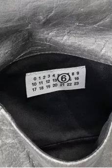Шкіряна сіра сумка Numeric