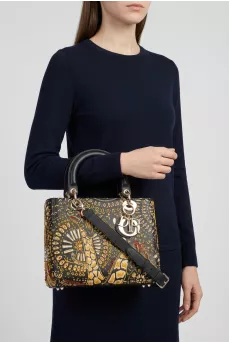 Animals Lady Dior Crossbody