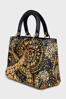 Animals Lady Dior Crossbody