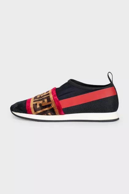 Runaway textile sneakers