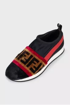 Runaway textile sneakers