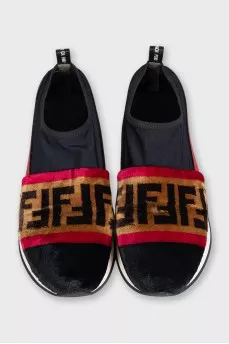 Runaway textile sneakers