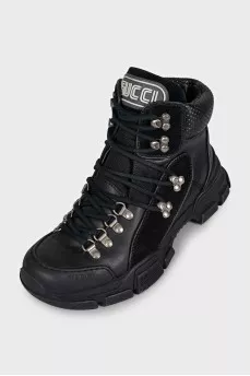 Чорні масивні черевики Flashtrek