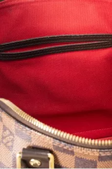 Brown tote in Alma canvas