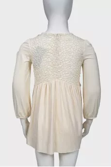 Children's lace dress, with the tag