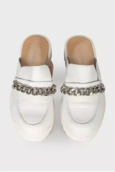 Children's mules with a chain
