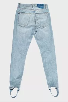 Jeans with studs
