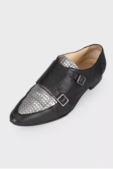 Silver inlay monks